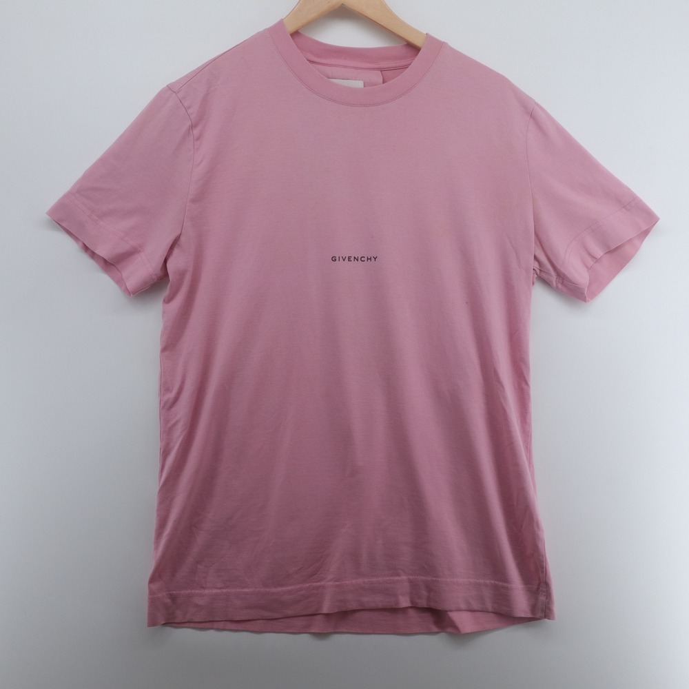 Givenchy T-Shirt Mens Size M‎ Pink Fair Condition Logo Graphic Cotton Tee